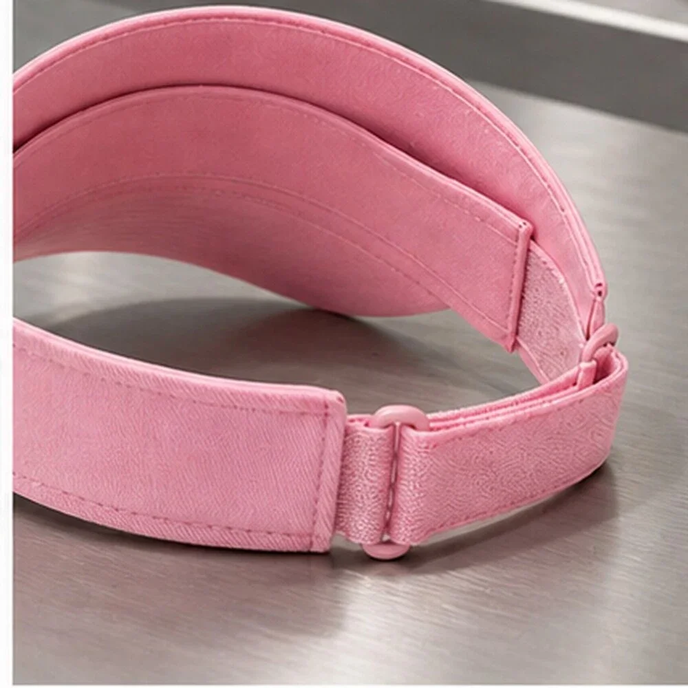 ALO Yoga Pink Running Open Top Visor Hat NWT